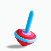 Premium eco-friendly wooden spinning top toy for toddlers – handcrafted and safe for kids.